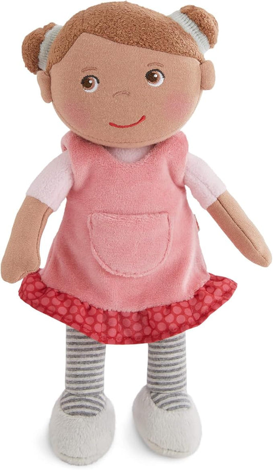 HABA Snug Up Camilla - 10" Soft Doll, Machine Washable - Perfect Snuggly First Soft Baby Doll and Toddler Plush Figure for 6 Months and Up