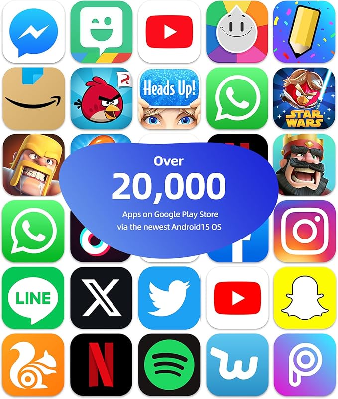 plimpton 2025 Upgraded Kids Tablet, 10 Inch Android 15 Tablet for Kids with Case Included, Octa-Core, Google Kids Space, Parental Control, 4GB+64GB, WiFi, BT5.3, YouTube, Great Gift for Toddler