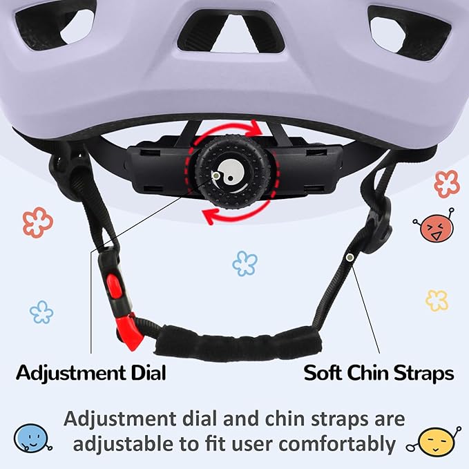 Toddler/Kids Bike Helmet, Adjustable and Multi-Sport, from Infant to Schoolchild, 2 Sizes