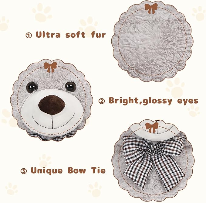 MaoGoLan Giant Teddy Bear Plush Toy - Ultra Soft & Cute Large Stuffed Animal 39 inches, Perfect for Baby Showers, Birthdays, Valentine’s Day Gifts (Kids, Couples, Family),Gray