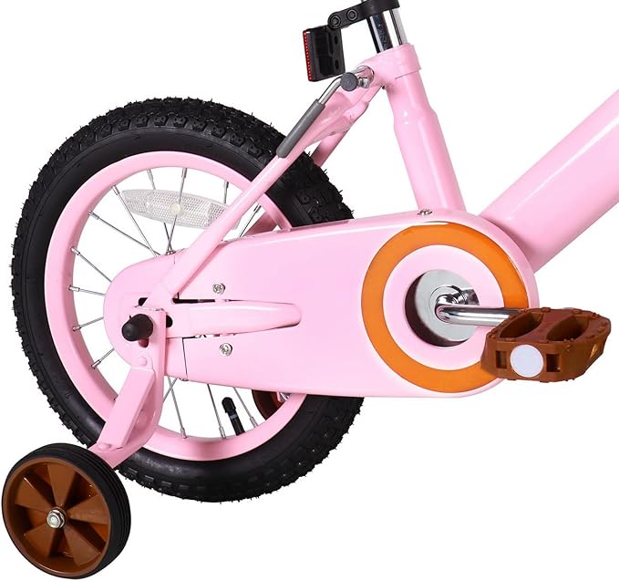JOYSTAR Classic Style Kids Bike with Training Wheels & Basket, 12 14 16 Inch Girls Bike for 2-7 Years Old, Kids' Bicycles