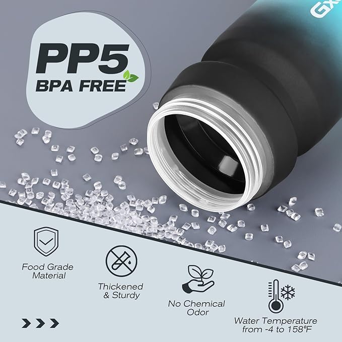 GXCROR Bike Water Bottle Holder with Bottle Combo, Lightweight, Durable & Secure Water Bottle Cage Set, Easy Installation, Fit for Sport Outdoor Cycling, MTB Road