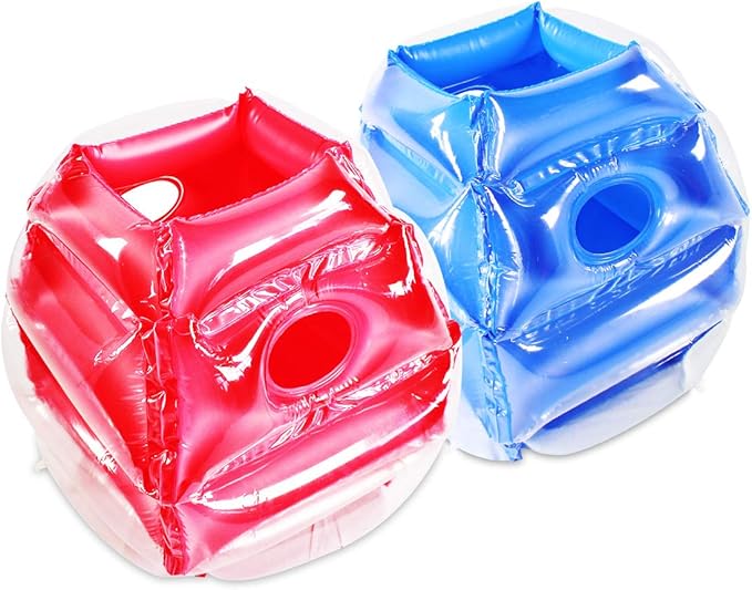 SUNSHINE-MALL 2 pc Sumo Balls for Kids, Bubble Bounce Ball, Lawn Game for Child Outdoor Team Gaming Play, Ages 3-12 (24 inch, 2 pcs)