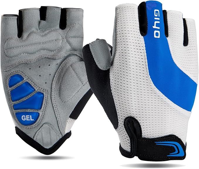 Cycling Gloves for Men Women - Road/Mountain Bike Gloves Anti Slip Shock Absorbing Padded -Bicycle Biking Gloves for Fitness Cycling Training Outdoor Sports