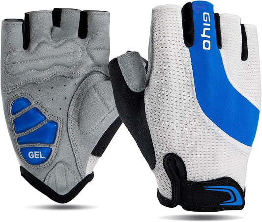 Cycling Gloves for Men Women - Road/Mountain Bike Gloves Anti Slip Shock Absorbing Padded -Bicycle Biking Gloves for Fitness Cycling Training Outdoor Sports