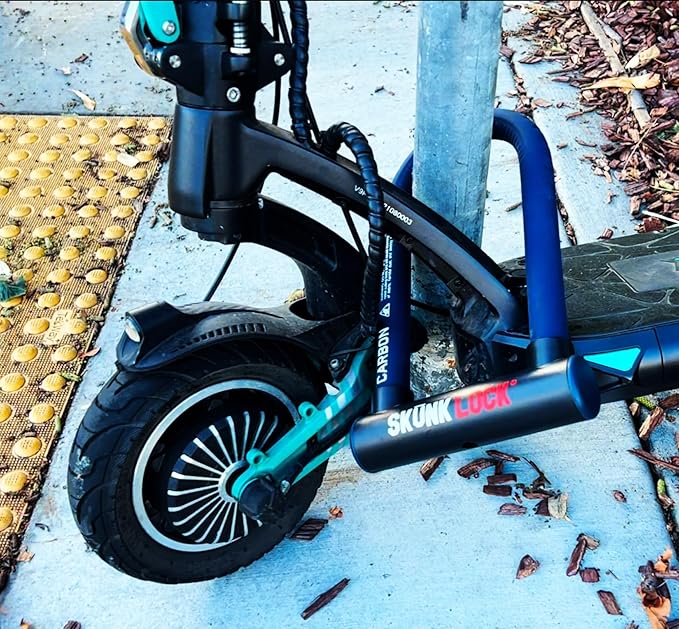 Carbon Angle Grinder Resistant Deterrent U Lock for Bike Motorcycle Patented Blade Destroying Multi Material Anti Grinder Technology