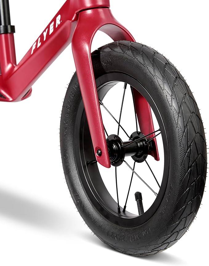 Radio Flyer Balance Bike, Baby Toy, Toddler Bike, Bicycle Toddler Toys, Baby Gifts, Flyer Ultra Lite Balance Bicycle, for Ages 1.5-5 Years, Red