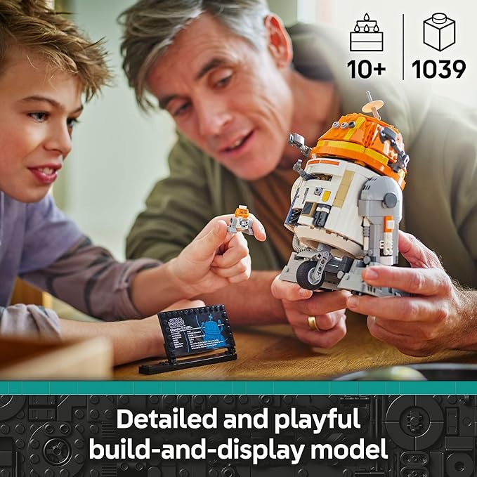 LEGO Star Wars: Ahsoka Chopper (C1-10P) Astromech Droid Set - Building Toy for Kids, Ages 10+ - Makes a Great Gift for Boys and Girls - Model Kit and Room Decor Idea for Sci-Fi Adventure Fans - 75416