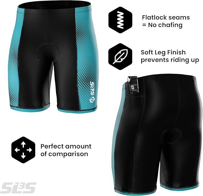 SLS3 Triathlon Shorts Mens – Tri Shorts Mens – 2 Pockets FRT – Designed by Athletes for Racing