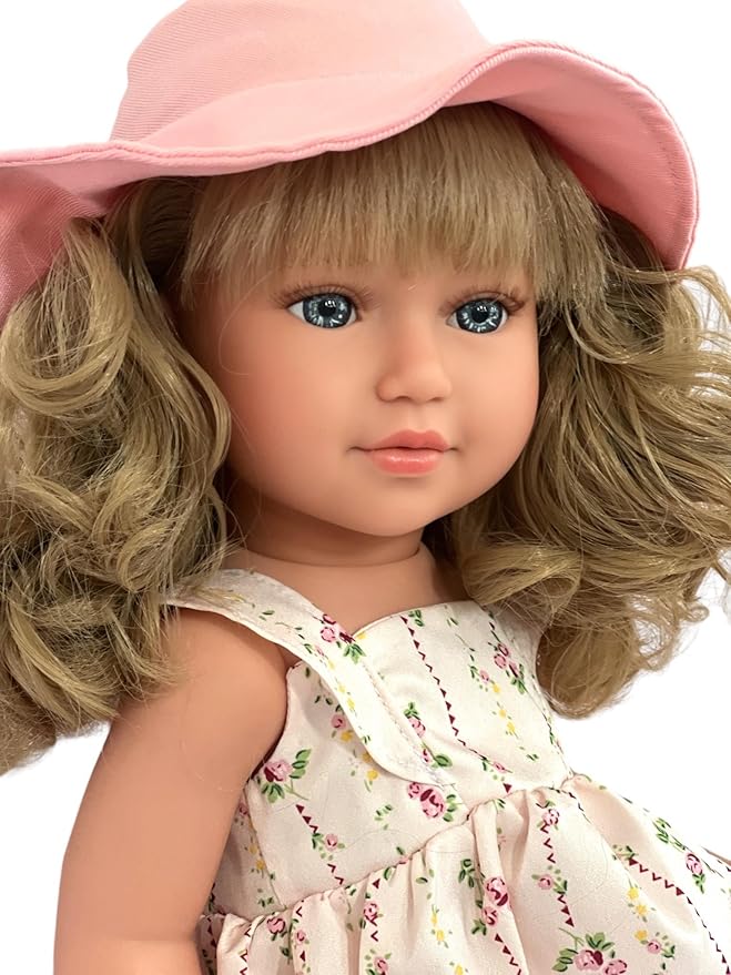 Kennedy and Friends 18 Inch Fashion Dolls- Tilt and Pose Feature and All Vinyl (F02- Aln)
