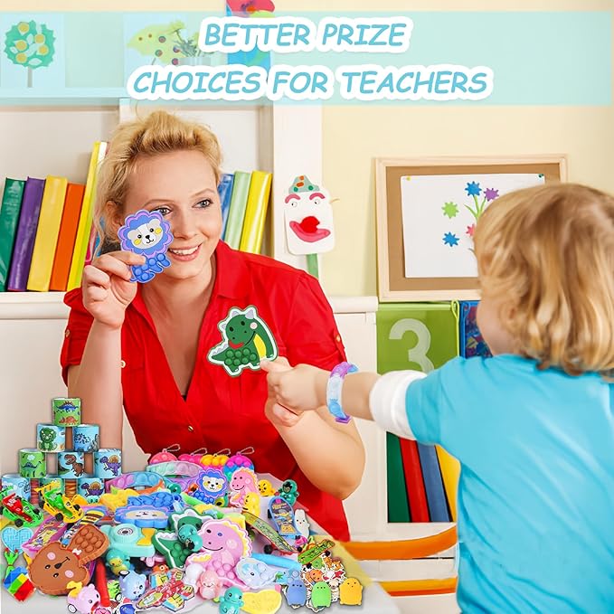 1000 Pcs Party Favors for Kids, Fidget Toys Bulk, Prizes for Kids, Fidget Stocking Stuffers Birthday Party Gifts, Carnival Treasure Classroom Prizes Box, Goodie Bag Stuffers