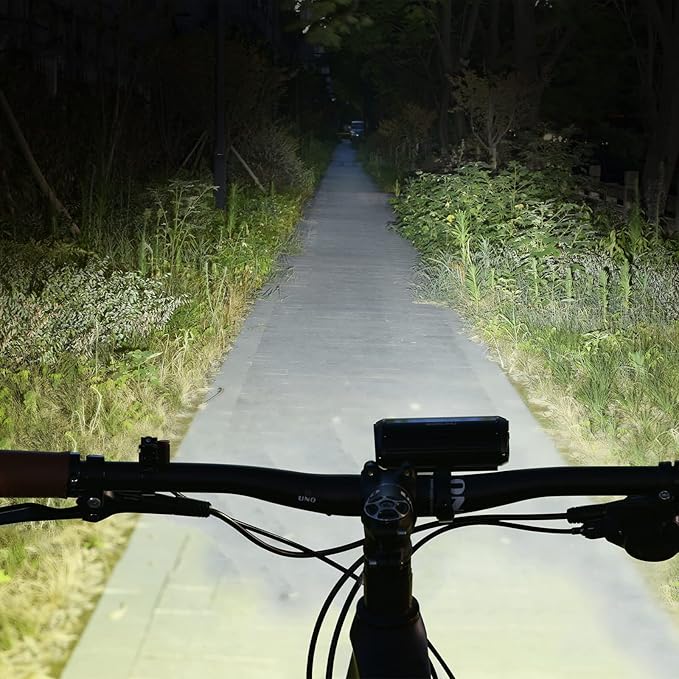 Super Bright 3400 Lumens LED Bike Light USB Rechargeable - 5 Modes Bicycle Headlight with 7H Runtime, IPX6 Waterproof, Quick Release Mount for Mountain Road Cycling Commuting Night Safety
