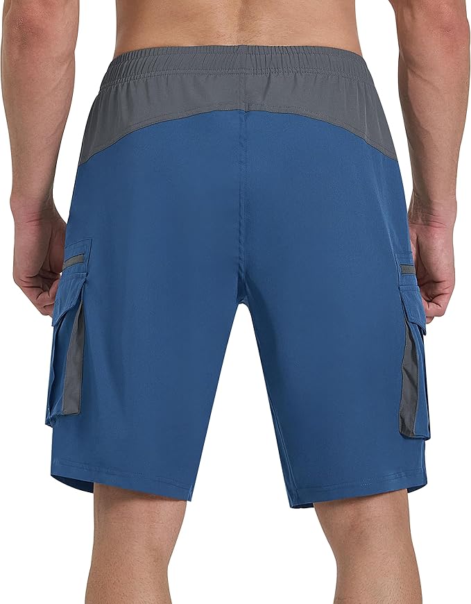 Men's Mountain Bike Shorts 3D Padded Bicycle Biking Shorts Quick Dry Lightweight MTB Cycling Shorts