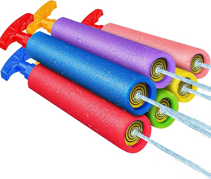 Water Guns, Water Squirter Toys Foam Soakers Blaster Guns Outdoor Swimming Pool Beach Summer Party Water Toys for Kid Age 3-12 Teens Adults