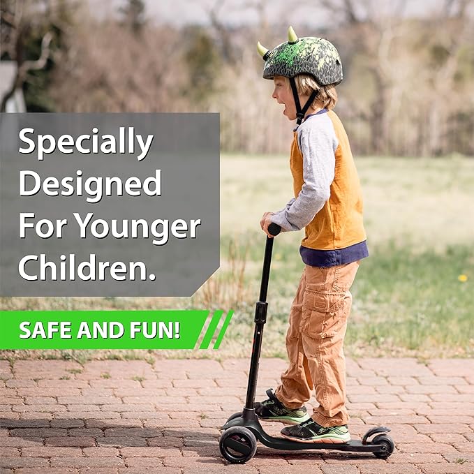 New-Bounce Scooters for Toddlers - 3 Wheel Scooter for Kids with Adjustable Handlebar - The GoScoot MAX is Perfect for Children and Toddlers, Girls and Boys Ages 3-10