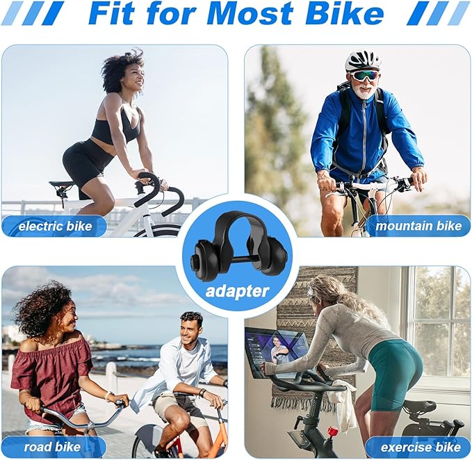 Xmifer Oversized Bike Seat, Comfortable Bike Seat - Universal Replacement Bicycle Saddle - Waterproof Leather Bicycle Seat with Extra Padded Memory Foam - Bicycle Seat for Men/Women