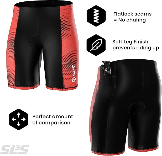 SLS3 Triathlon Shorts Mens – Tri Shorts Mens – 2 Pockets FRT – Designed by Athletes for Racing