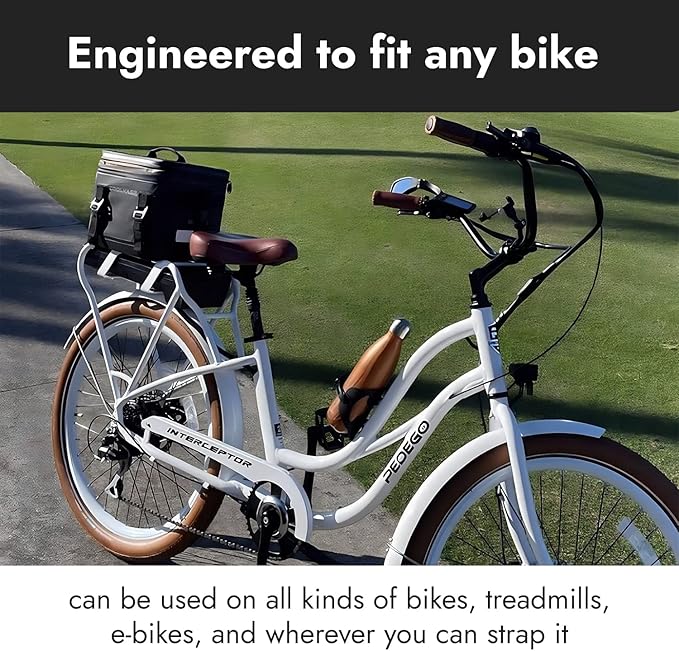 ABC by BiKASE - Any Bottle Cage, Bike Water Bottle Holder - Fits Any Bottle, Container, Speaker, Bicycle Bottle Holder for Frame or Handlebar