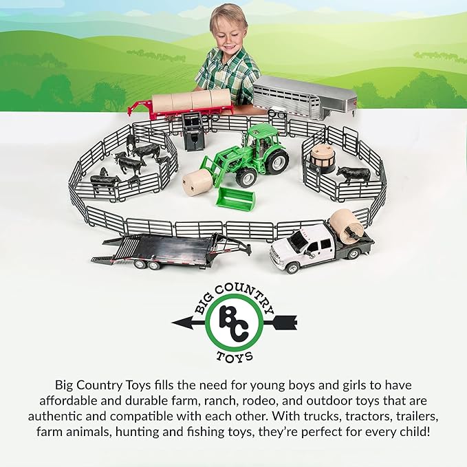 Big Country Toys Bouncy Bull Kids Toys - Rodeo Ride On Toys for Ages 3+ - Bouncy Animals for Toddlers - Inflatable Kids Hopper Toy with Hand Pump