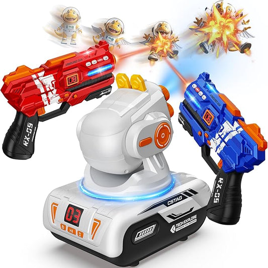 Laser Tag Guns Set of 2 Projection Digital LED Score Display Party Game Family Fun Shooting Toys for Teens Adults Kids 8 9 10 11 12+ Boys Girls