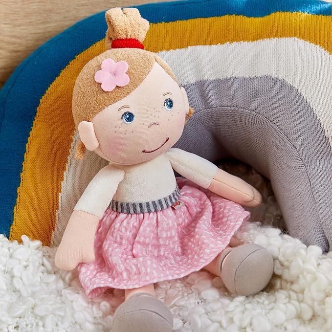 HABA Snug Up Lauren - 10" Soft Doll, Machine Washable - Perfect Snuggly First Soft Baby Doll and Toddler Baby Doll for 6 Months and Up