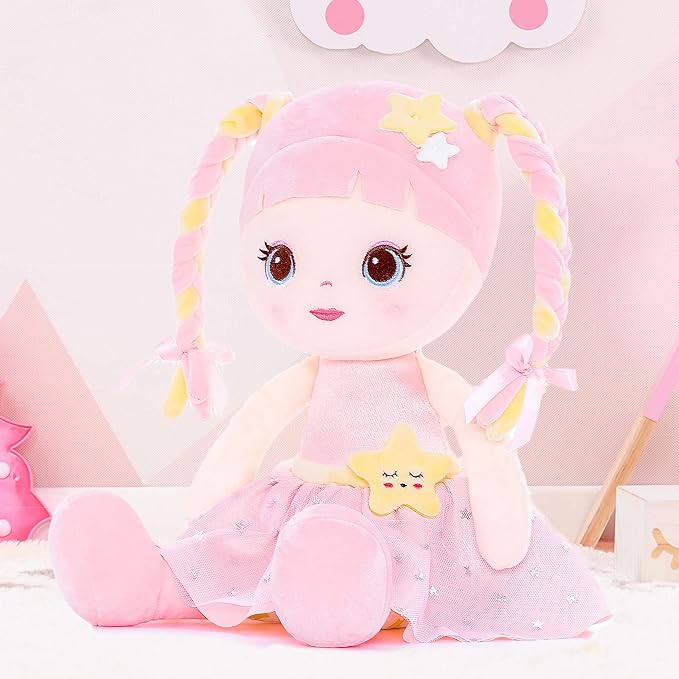 Lazada First Baby Dolls Soft Baby Girl Gifts American Doll Pink 16"…