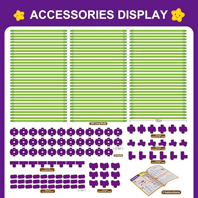 Glow In The Dark Fort Building Kit for Kids,STEM Construction Toys, Educational Gift for 3 4 5 6 7 8 9 10 11 12 Years Old Boys and Girls,Ultimate Creative Set for Indoor & Outdoors Activity,200 Pcs