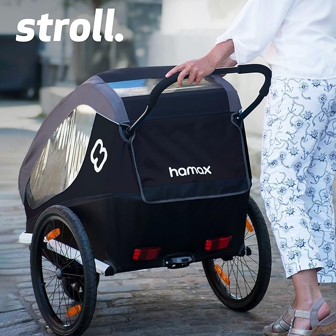 Hamax Traveller Two Seat Bike Trailer + Stroller