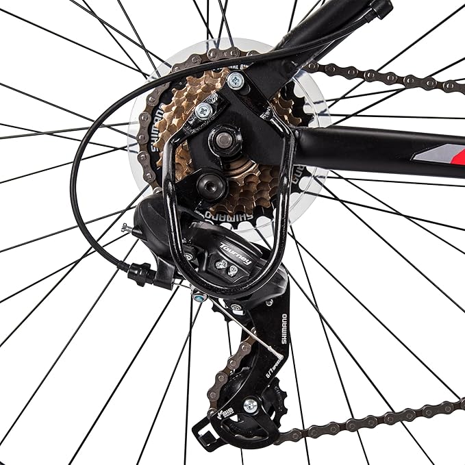 Huffy Mountain Bikes for Men, 26/27.5 Inch Sizes, Multiple Speeds, Suspension Available, Fat Tire Option, Sleek Graphics, Disc Brakes Available, Adjustable Comfort Saddle, Durable, Multiple Colors