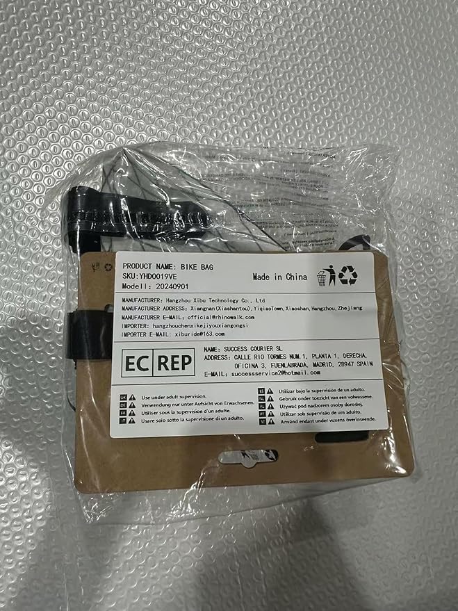 Rhinowalk Bicycle Front Frame Bag Waterproof Bicycle Bag 0.9L Cycling Accessories Nylon Pack Pouch for MTB Road Bike Cycling Commuting and Outdoor Adventures