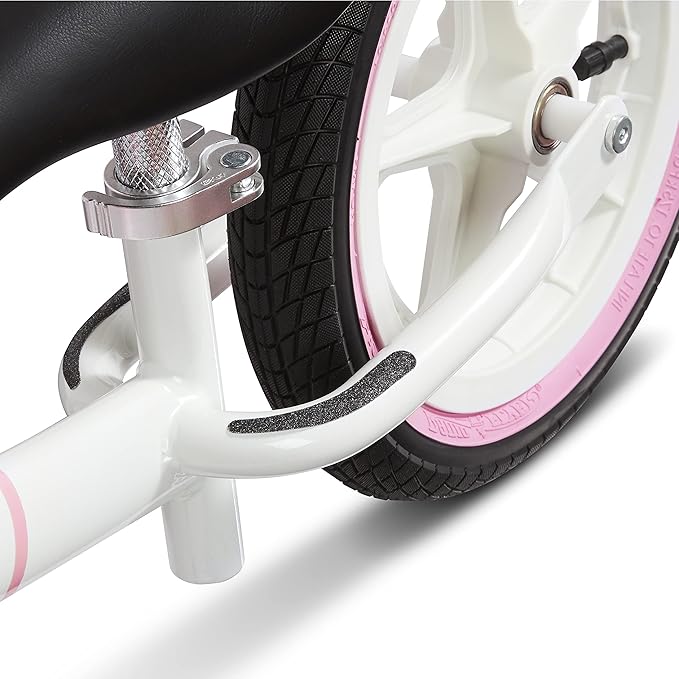 Radio Flyer Air Ride Balance Bike, Toddler Bike, Pink and White Bike for Ages 1.5-5 (Amazon Exclusive)