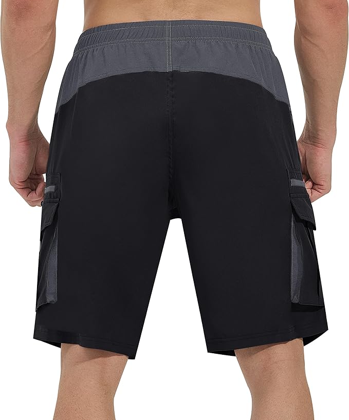 Men's Mountain Bike Shorts 3D Padded Bicycle Biking Shorts Quick Dry Lightweight MTB Cycling Shorts