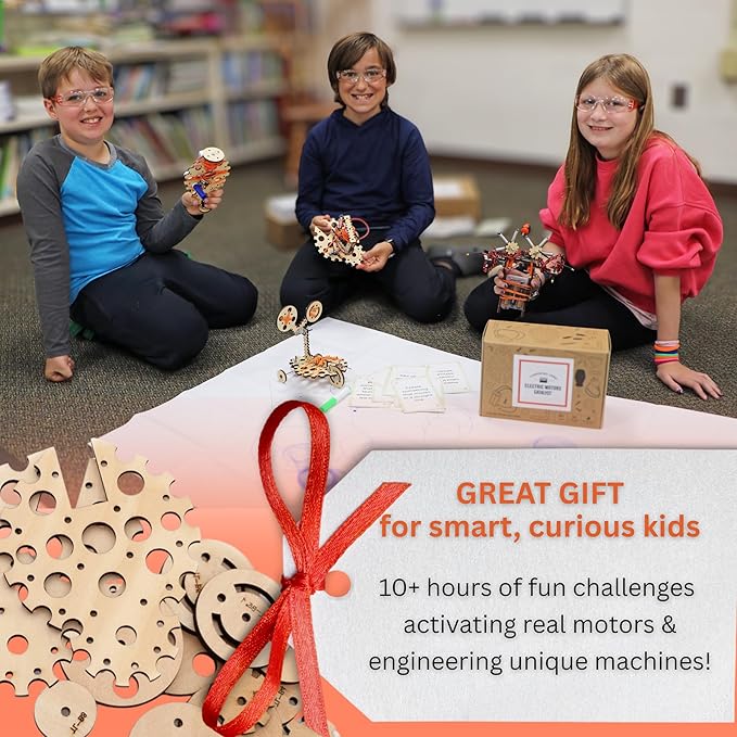 Robotics Engineering Kit | Designed by Scientists | 50 Plus Parts | 10 Plus STEM Projects for Kids 8 to 12 | Learn Electronics, Science | Grow Creativity, Grit | DIY Inventor Toy Gift