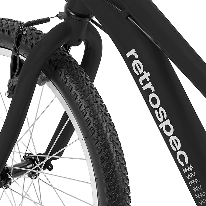 Retrospec Dart 20 & 24 Inch Kids Bike - 7-Speed Hybrid Bicycle for Ages 6-11 with 29in All-Season Tires & Shock Absorption - Adjustable Height Youth Bike with V-Brakes & Smooth Gear Shifting