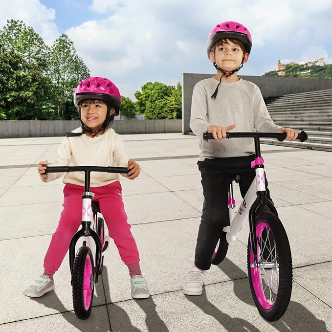 Aluminum Balance Bike for Kids and Toddlers - Lightweight 4LBS - Toddler Bike - No Pedal Training Bicycle - Bikes for 18 Months to 6 Year Old - for 2 3 4 5 Years Old - Pink