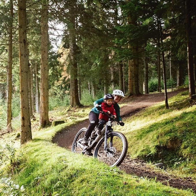 Kids Ride Shotgun - Child Bike Seat & Handlebar Combos - Front Mounted, for Children Aged 2~5 Years, Fits Most Adult Modern Mountain Bikes, Adjustable for Comfort