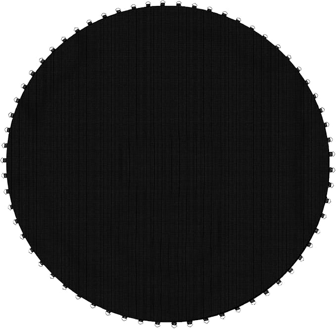 Giantex Replacement Trampoline Mat, High-Elastic PP Weather-Resistant Mat Fits 8 10 12 14 16ft Round Frame, Spring Not Included