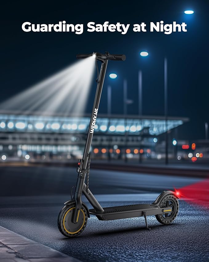 WERHY Electric Scooter, 350W/500W Motor, Top Speed 19/22 mph, Max 16/23/25/28Miles Ranges, Foldable E Scooter for Adults