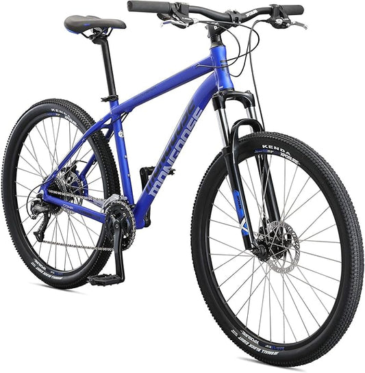 Mongoose Switchback Comp Expert Sport Trail Mountain Bike for Adult Men Women, 16/18/21-Speed Options, 27.5-Inch Wheels, Disc Brakes, Small Medium or Large Aluminum Frames, Hardtail Bicycles