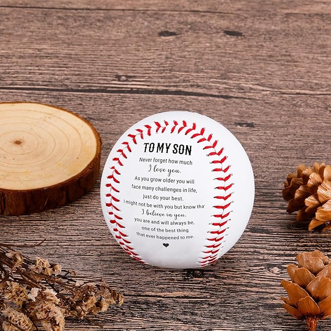 Fleure Esme Baseball Gifts for Son Boys 8-12 Son Gifts from Mom Dad Birthday Gifts for Son 6-8 Baseball Homerun Inspirational Stuff for Teen Boys Gift for Bonus Christmas Sweetest Day
