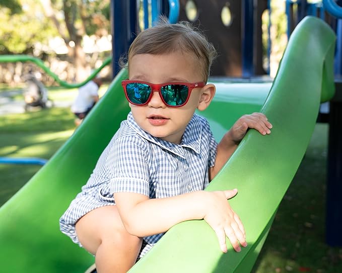 Sunnies Shades Kids Sunglasses, Toddler Sunglasses - Polarized UVA and UVB Protection, Anti-Slip Frame for kids.