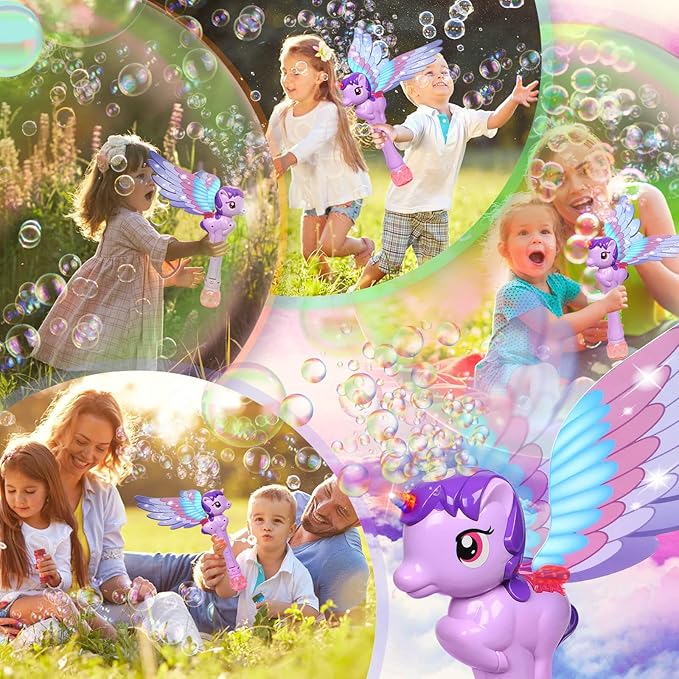 Dolanus Bubble Wands for Kids Toys Ages 3-8 Year Old: Unicorn Toys Princess Wand, Toddler Girl Toy Age 3 4-5 6 Years Old, Outdoor Party Birthday Gifts for 3 4 5 6 7 8 Year Old