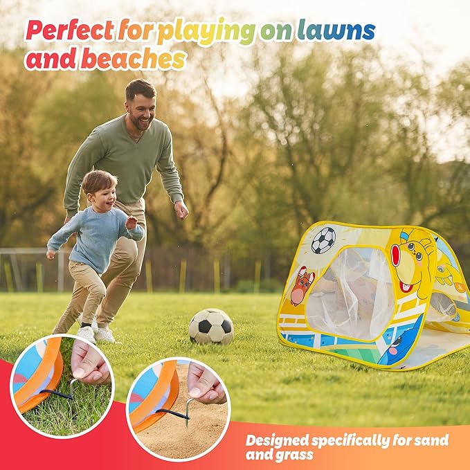 Giant 3 in 1 Bean Bag Toss Game for Kids, Toddler Outdoor Toss Toys for 2 3 4 5 6 7 8 Year Old Boys Girls, Family Party Supplies, Cornhole Party Carnival Games, Lawn Backyard Outside Birthday Gifts