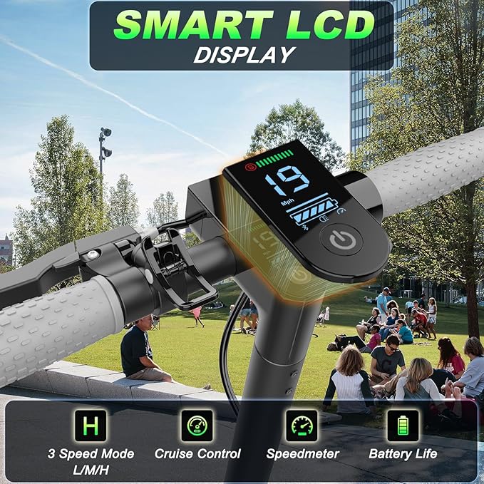 E Scooter for Adults 19-22 MPH 350/500W Motor 281/441Wh Battery,8.5"/10" Tires,Motorized Scooter Up to 22 Miles Range, Foldable Scooter with Double Shock Absorption/Bearing 265 LBS/APP Control