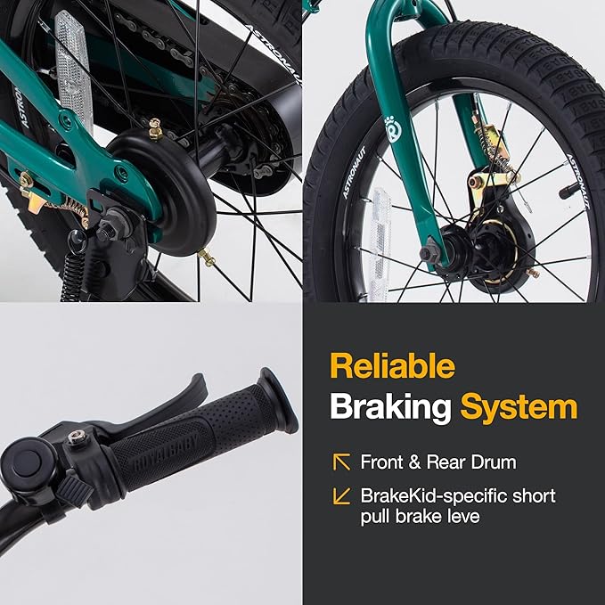 RoyalBaby Magnesium Kids Bike Lightweight Alloy Children Sport Bicycle 14/16/18 Inch Wheel for Boys Girls Ages 3+ Years