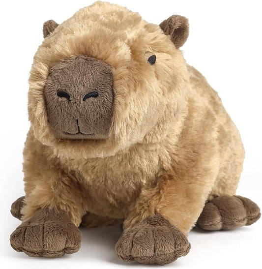 Capybara Stuffed Animals, Microwavable Stuffed Animal Adorable Fluffy Capybara Plush for Warmth Comfort, Heatable Coolable Lavender Scent Toy, Cute Soft Plushie Gift for Kids Adult & Children Boy Girl