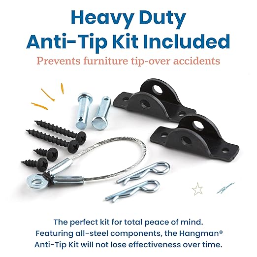 ECR4Kids Play Kitchen Refrigerator, Wooden Playset, Natural