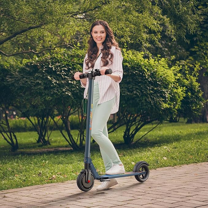 Caroma Electric Scooter for Kids Ages 6-14, 250W/180W/150W Motor & 15 Mph, 85 Mins Ride Time, Adjustable Height & Speed, LED Display, Kids Electric Scooter, Best Gifts for Boys & Girls