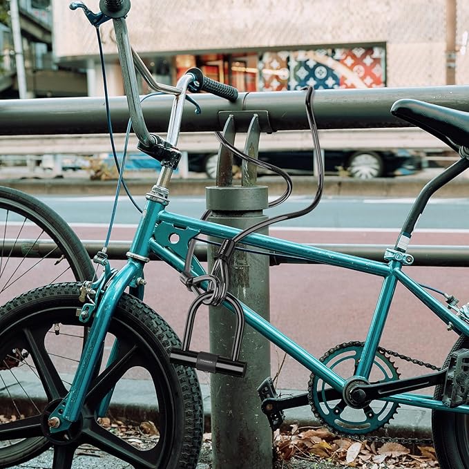 Titanker Bike Lock Cable,12mm Thick Security Cable with Loops Heavy Duty Steel Cable Vinyl Coated Bike Cable Lock Security Chain (4ft, 7ft, 15ft, 30ft)