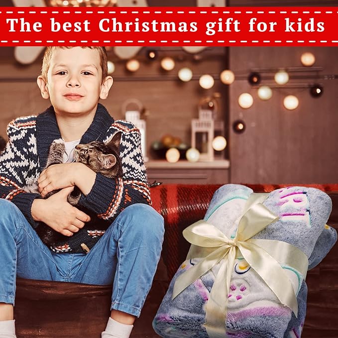 obinsm Teen Boys Gifts Gaming Blanket Gamer Glow in The Dark Blanket Glow in The Dark Blankets for Boys